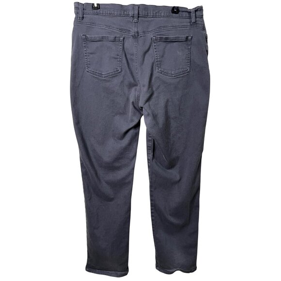 Gloria Vanderbilt Womens Size 16 Gray Jeans - Regular Fit Cotton & Spandex Blend - Picture 2 of 4